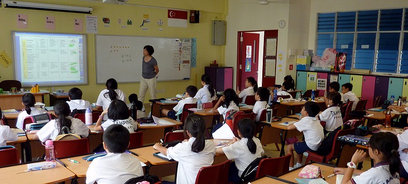 Singapore school class
