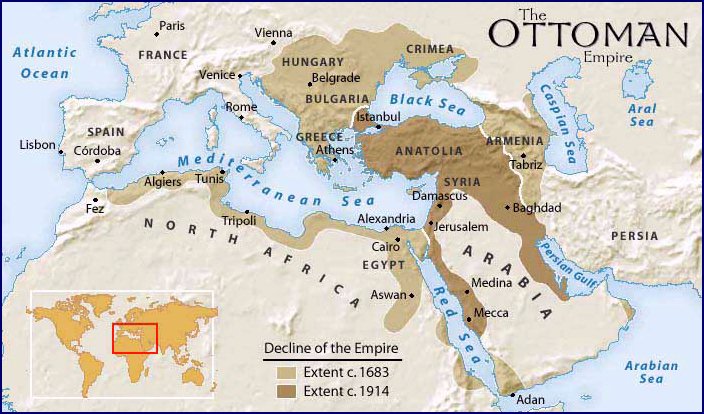 Ottoman Empire map
